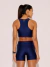 Top Feminino com Bolso Frontal Tech Run Apex Marinho na internet