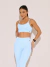 Conjunto Feminino Top e Legging com Bolsos Alta Compressão Tech Power Azul Claro - comprar online