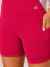 Conjunto Top e Short com Bolsos Recortes Alta Compressão Push Magenta - Amplifit 