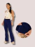 Calça Flare Feminina Térmica Peluciada Marinho