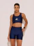 Top Feminino com Bolso Frontal Tech Run Apex Marinho - comprar online