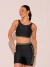Top Feminino Recortes Bicolor edição limitada Preto / Croco - comprar online