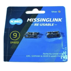 UNION DE CADENA KMC P/9 VEL. SILVER (X 2 UDS) - comprar online