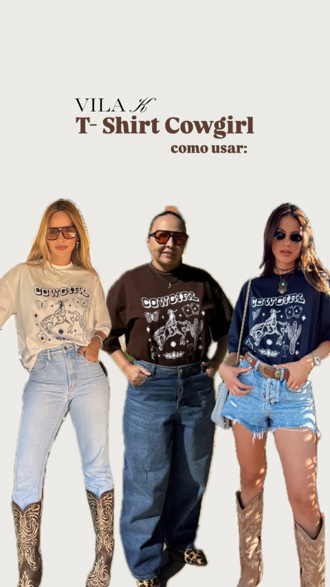 T- Shirt Cowgirl