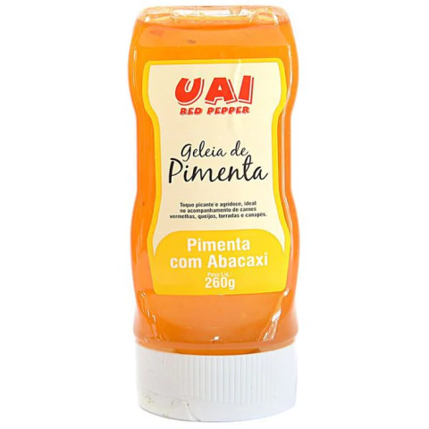 GELEIA DE PIMENTA UAI PIMENTA COM ABACAXI 260G