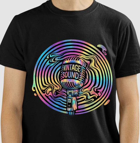 Camiseta Vintage Sound