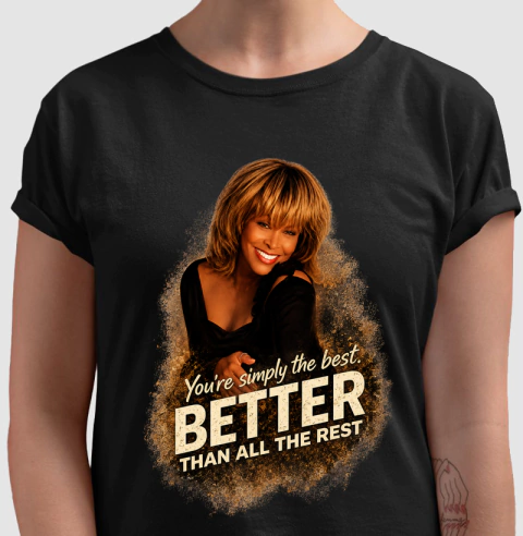 Camiseta Tina Turner All The Best