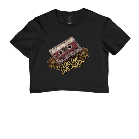 Cropped Fita K7 Live Rock