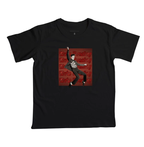 Camiseta Infantil Elvis Presley Homenagem