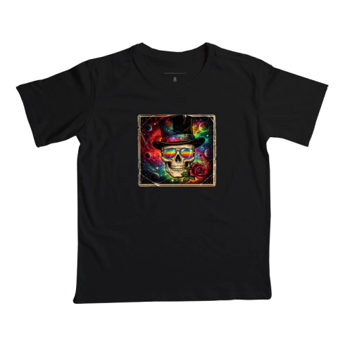 Camiseta Skull Rose