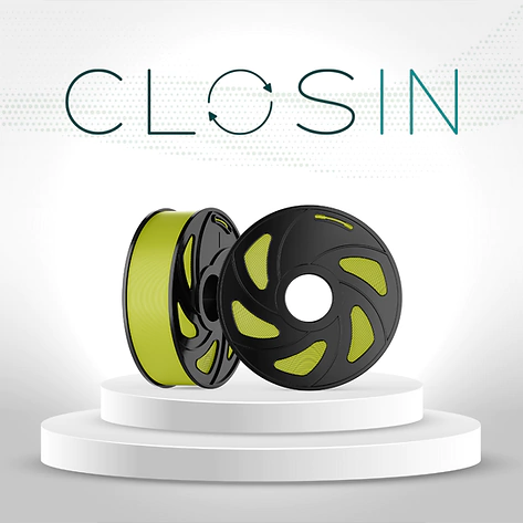 Filamento Closin PetG Premium Amarelo Fluorescente