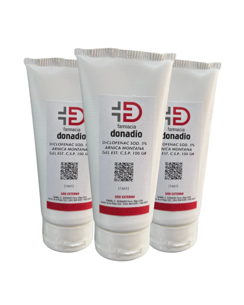 Crema con diclofenac y árnica