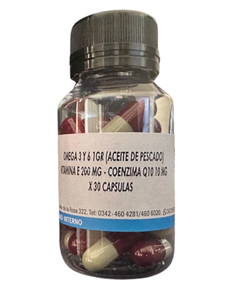 Aceite de pescado (omega 3 y 6) x 30 cápsulas - comprar online