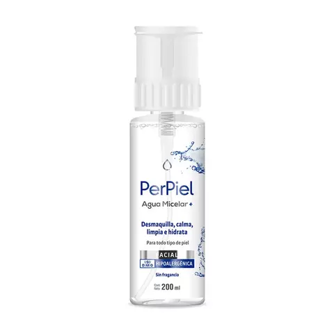 PERPIEL Agua micelar + sin fragancia 200 ml - comprar online