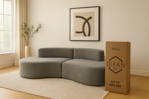 Sofa curvo 2 cuerpos - comprar online