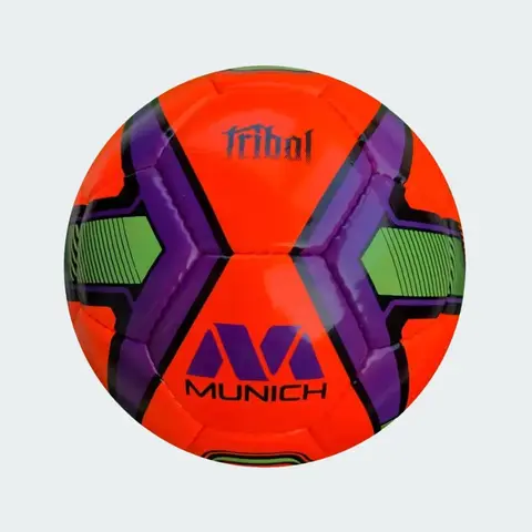 Pelota Kossok Munich Tribal T5 901 Fútbol Campo Naranja y Violeta