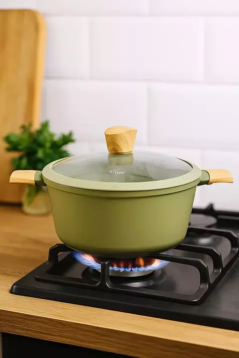 Cacerola Olla 20 Cm Con Antiadhente Olive - comprar online