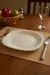 Plato Playo Cuadrado Vidrio Opalalina