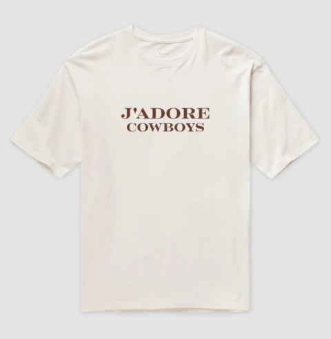 oversized j’adore cowboys