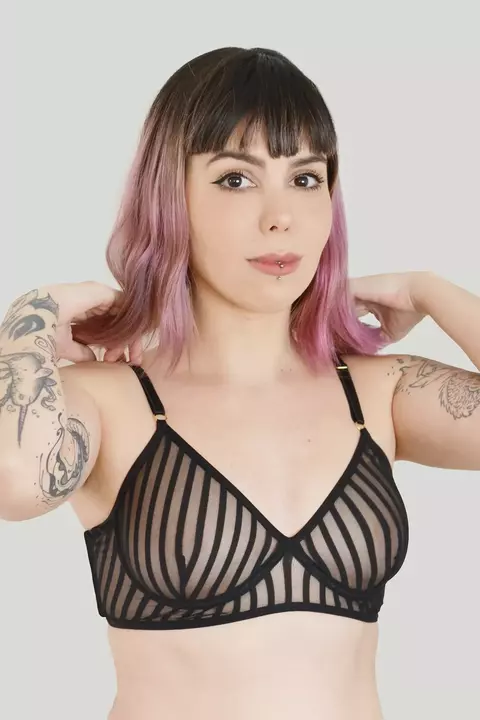Sutiã Classic Tule Listrado - comprar online