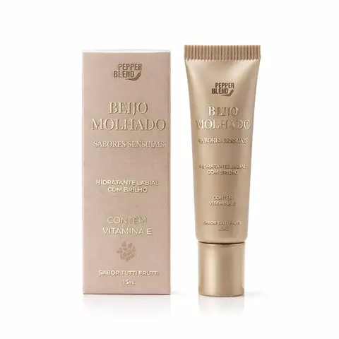 Hidratante Labial com Brilho Beijo Molhado Pepper Blend