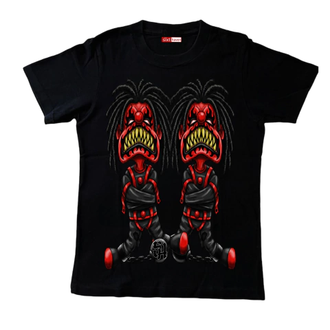 DEVIL JOKER TWINS TEE