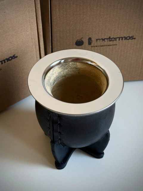 Mate Camionero de Calabaza Negro
