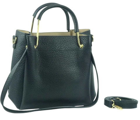 BOLSA P ALCA METAL PRETA