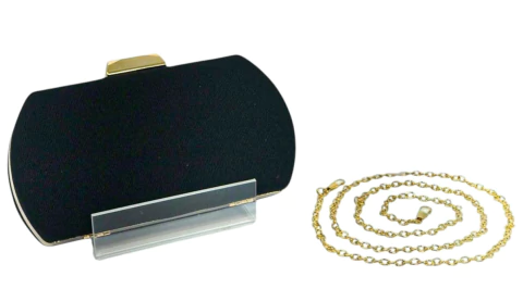 BOLSA FESTA MEIA OVAL PRETA