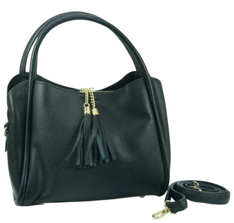 Bolsa M 2 chaveiros preta - comprar online