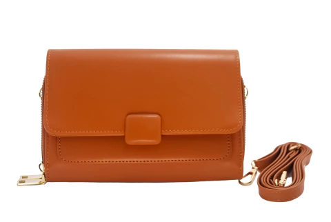 BOLSA P ESTILO CARTEIRA 2 REPARTICOES MARROM