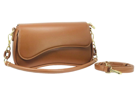 Bolsa P alça cano marrom - comprar online