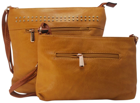 BOLSA DUPLA MOSTARDA CHAPINHAS M/P