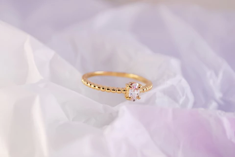 ANEL FLH. SOLITARIO MEIA ARO TORCIDO PEDRA ZIRCONIA RET. TAM. 23 QL