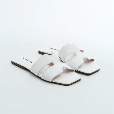 Rasteira H Branca - comprar online