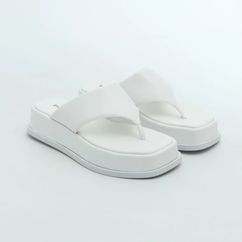 Flat Dedo Vicky Branco - comprar online