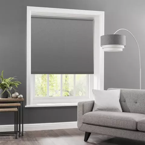 Cortina Roller Blackout 165x260 Gris Oscuro - comprar online
