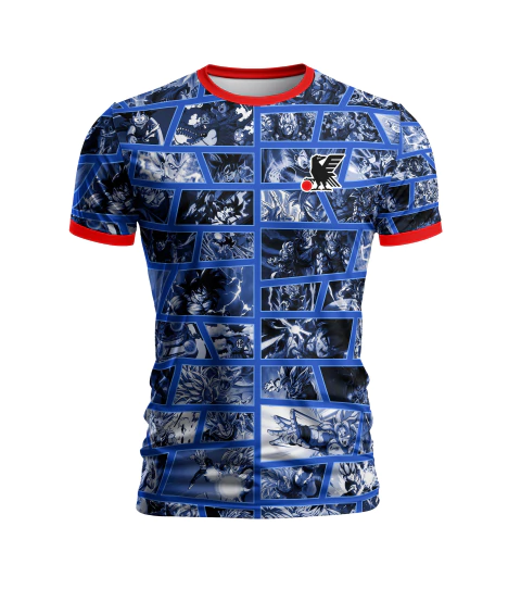 Camiseta Futbol Japón Dragon Ball Z Collage Conceptual mod 1 - comprar online