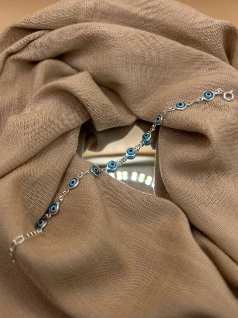 Combo com 3 Pulseiras Olho Grego