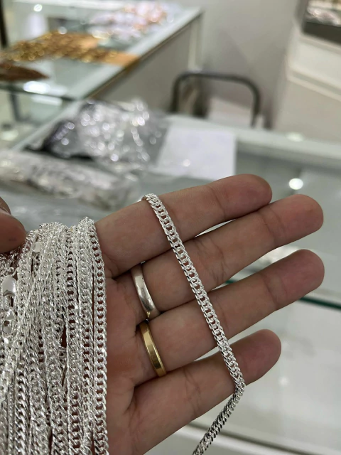 Combo com 3 Pulseiras Masculinas 3mm