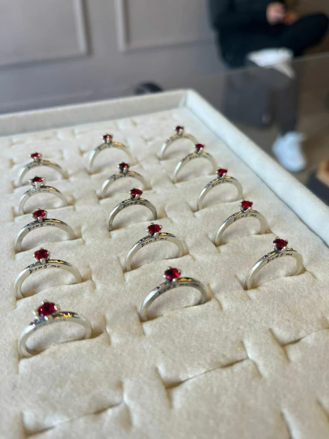 Anéis Coleção I Love You em Prata Italiana – Kit com 3 ou 8 Unidades