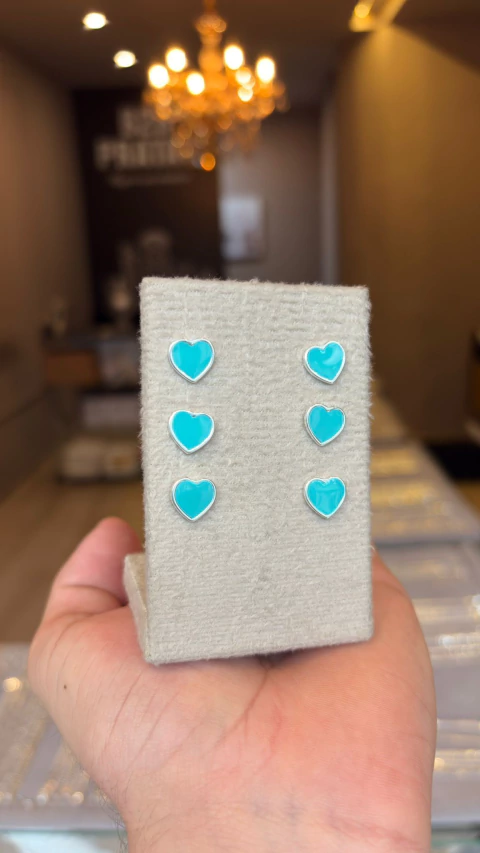 Trio de Brincos Tiffany – Prata Italiana