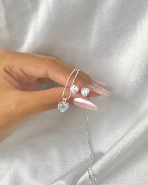 Kit com 3 Conjuntos Coração de Luz