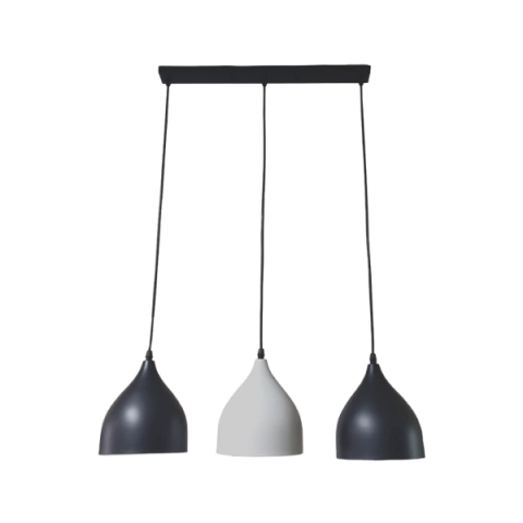 Lustre Pendente Triplo em Metal - 13222-26