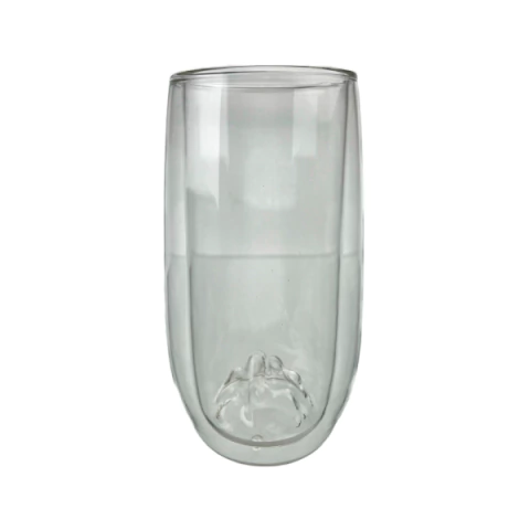 Copo de Vidro Parede Dupla Liso 350Ml - 17255-9