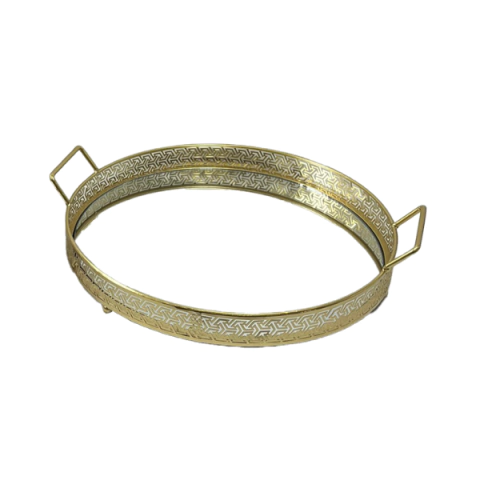 Bandeja de Metal com Espelho - 71414 G