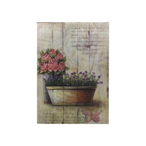 Quadro Decorativo em Madeira - FR2297