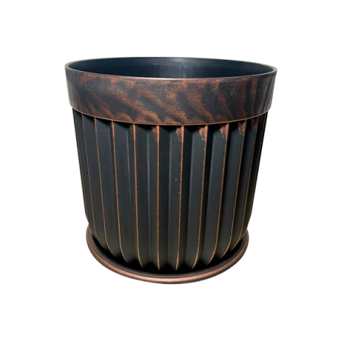 Vaso de Polietileno com Prato - KD2112S+