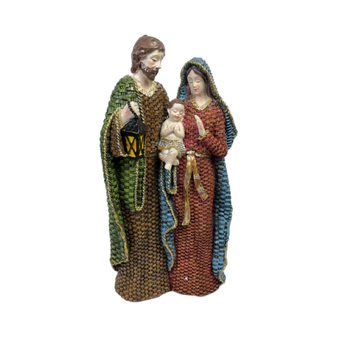 Sagrada Família Decorativa em Resina - SHA17724