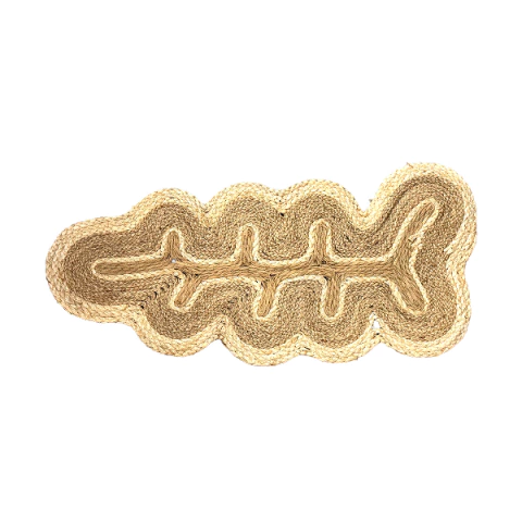 Tapete Artesanal de Fibras Naturais - YL230719